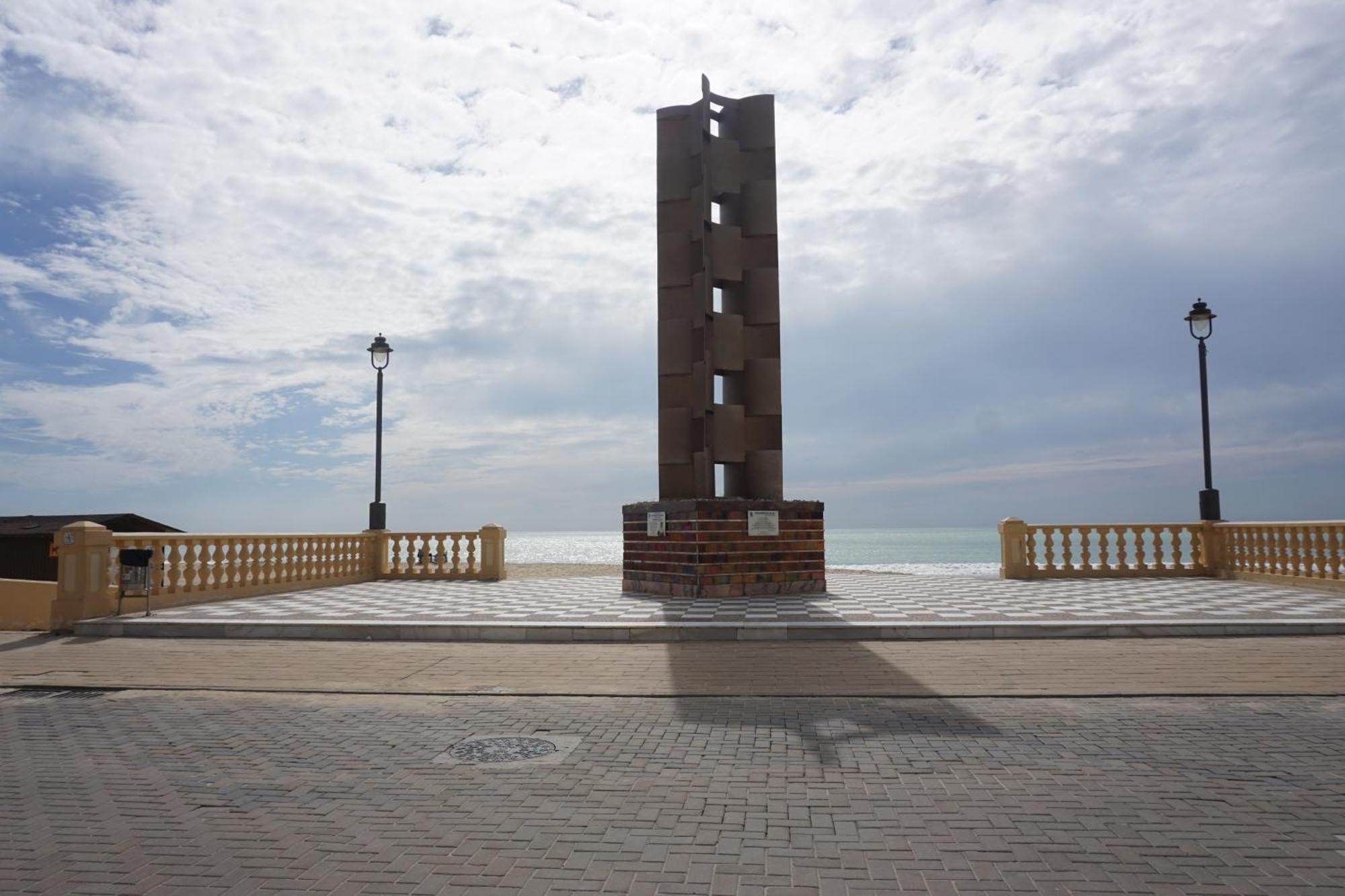 Rompeolas Playa Chipiona Exterior foto